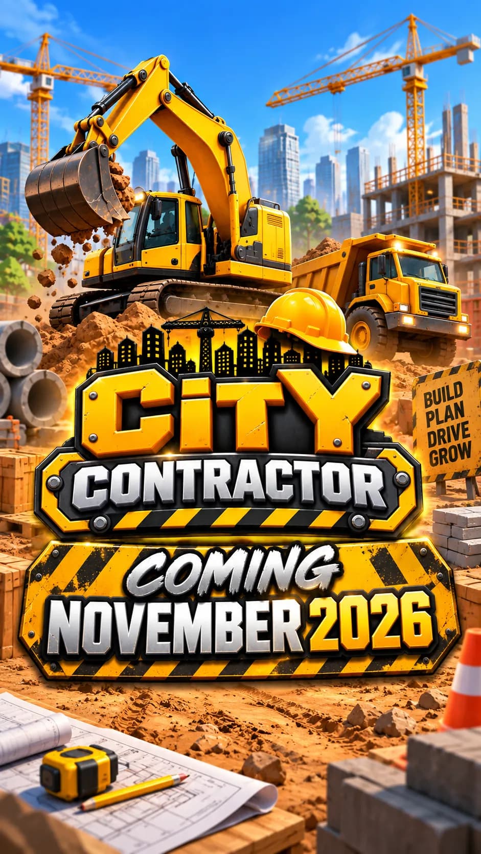 City Contractor poster: coming November 2026